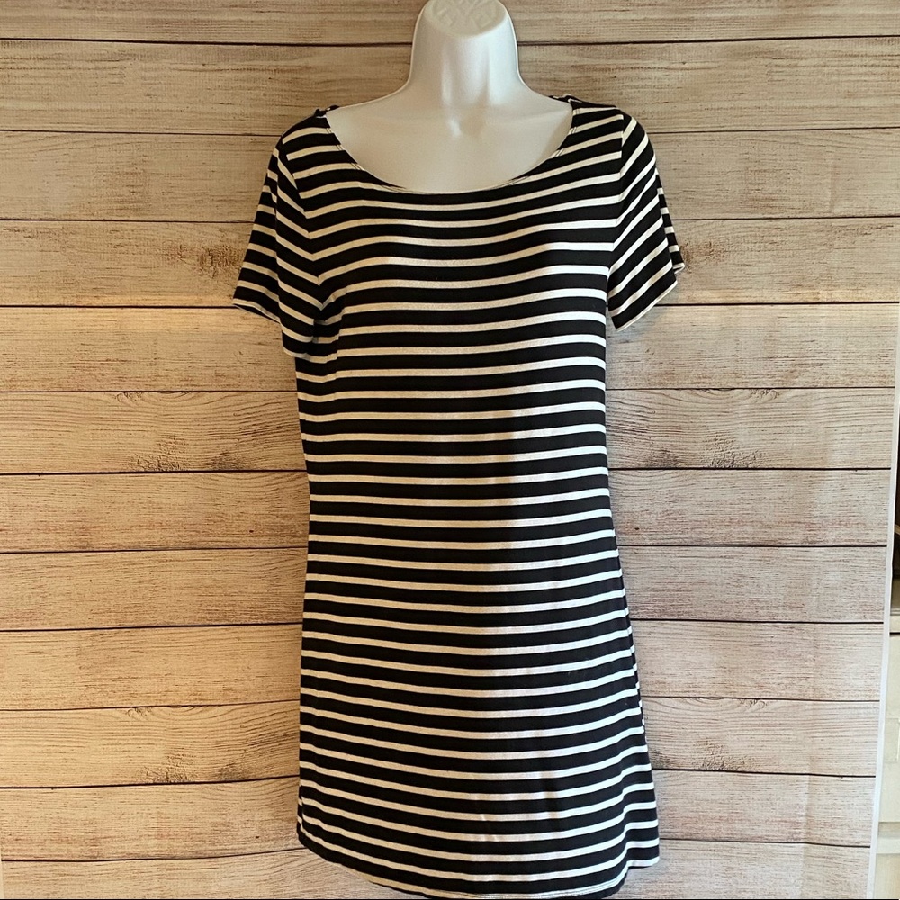 Hollister Black and White Dress